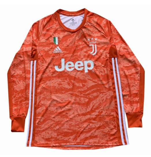 Camiseta de fútbol manga larga roja Juventus Goalkeeper 2019-2020